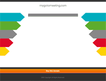 Tablet Screenshot of mygotomeeting.com